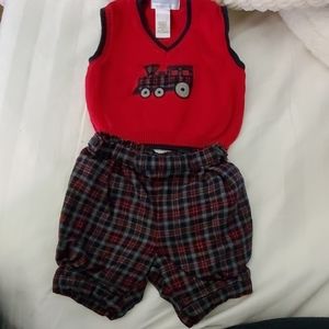 Janie and Jack's Baby Boys set with Train